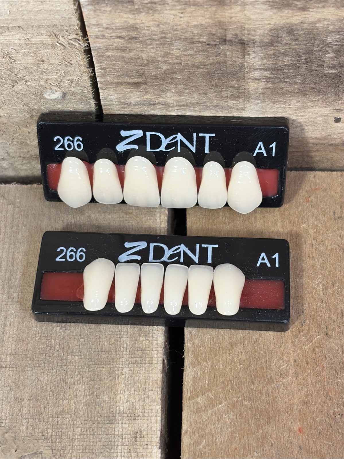 Z dent Synthetic Polymer False Teeth 2 Sets of 12 for 24 Total Size 266 267 A1