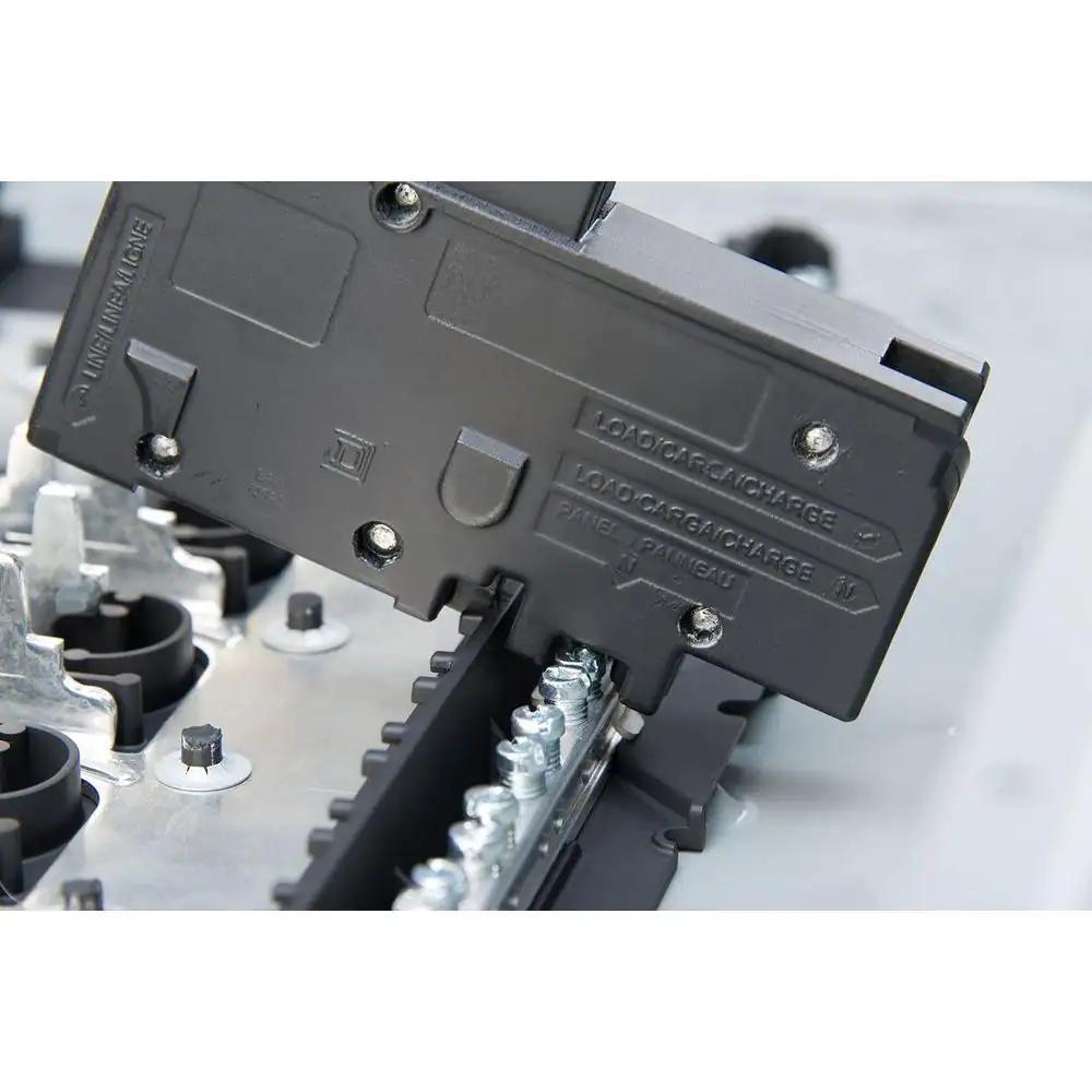 square d main breaker 24-space 48-circuit plug-on neutral load center w/ cover