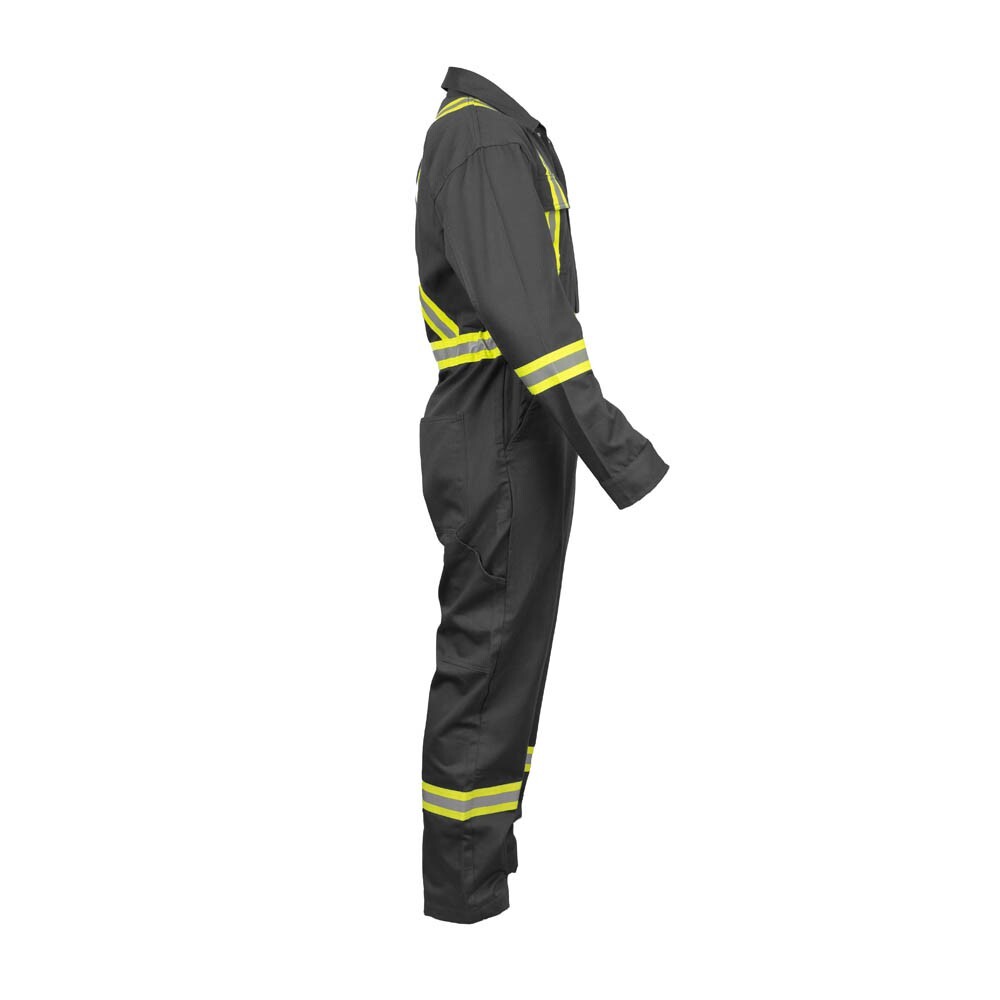 Safety High Visibility Hi Vis Work Coverall with Leg Zipper-Full Sleeve-100%C