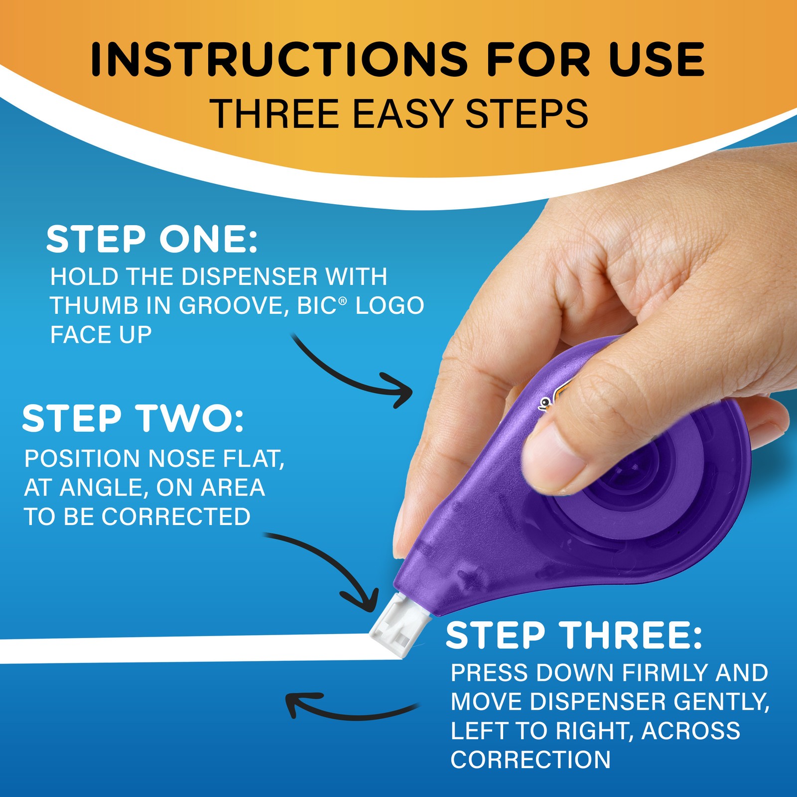 BIC Wite-Out Brand EZ Correct Correction Tape, 18-Count Pack