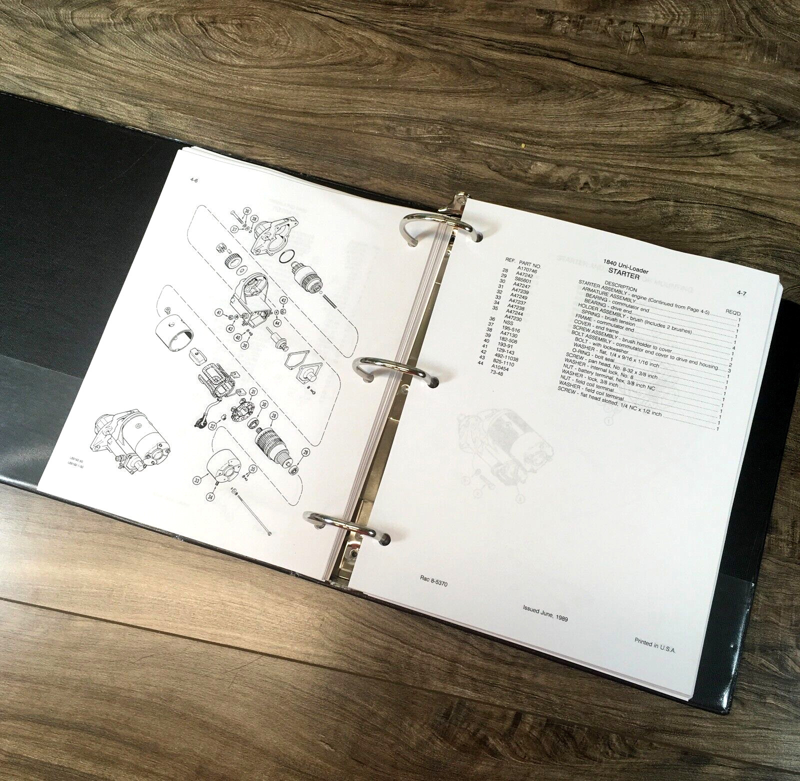 Case 1840 Uni-Loader Skid Steer Service Manual Parts Catalog Shop Book Set Tech