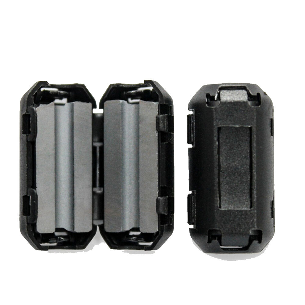 10/20PCS Ring Core Ferrite Bead Clamp Choke Coil EMI RFI Noise Filter Clip Snap