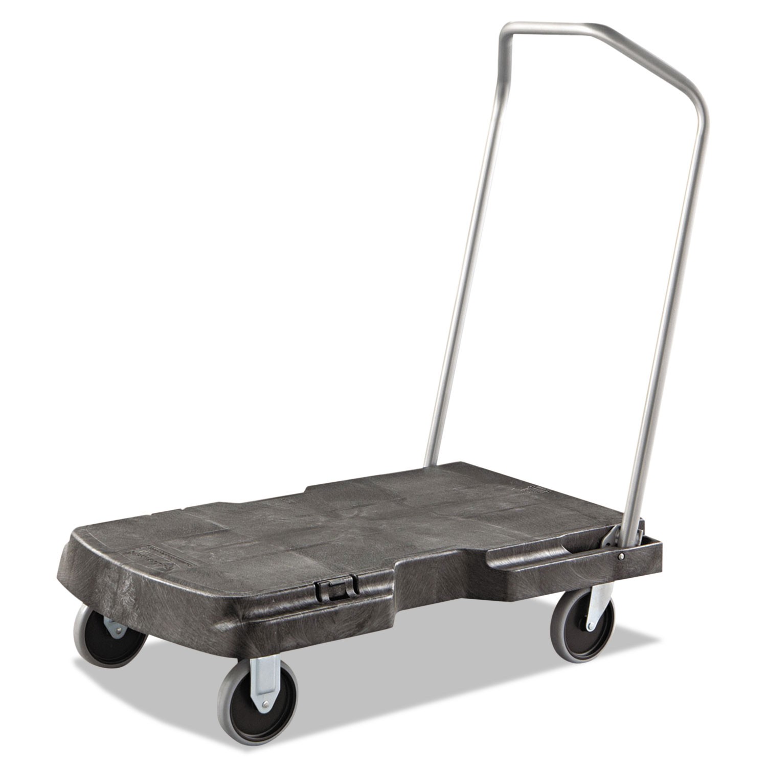 Rubbermaid® Commercial Triple Trolley, 500-lb Cap, 20-1/2w x 32-1/2d x 7h, Black