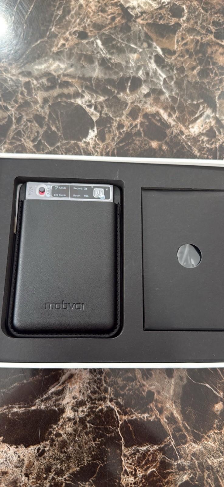 Mobvoi TicNote Handheld AI Voice Recorder, Record Transcribe Translate Summarize