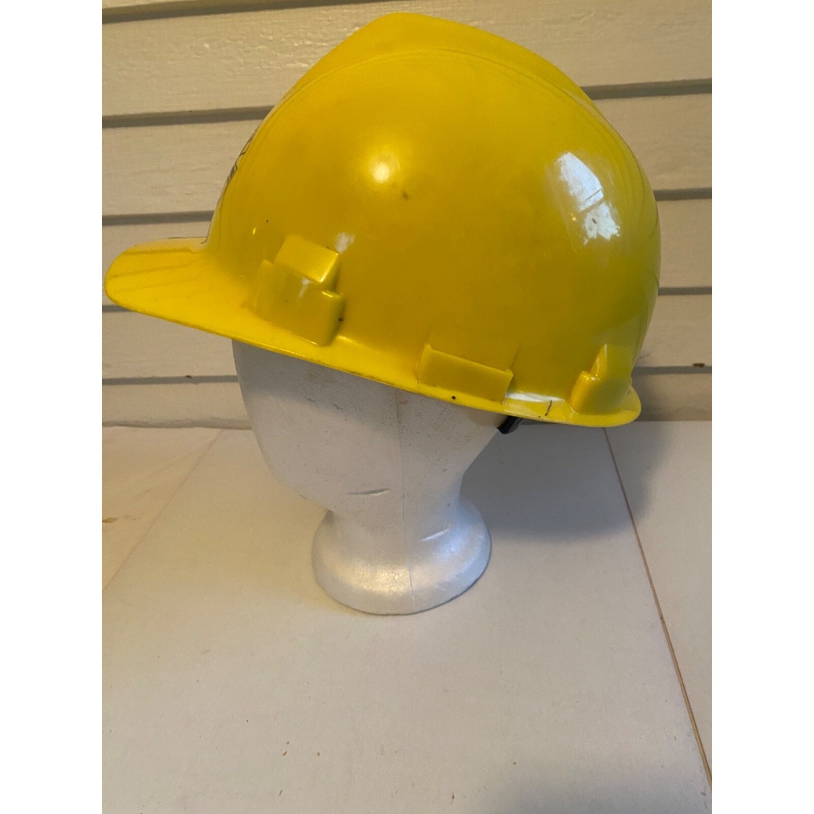 Yellow Hard Hat Gurney Brothers Construction Springfield, Vermont Earth Movers