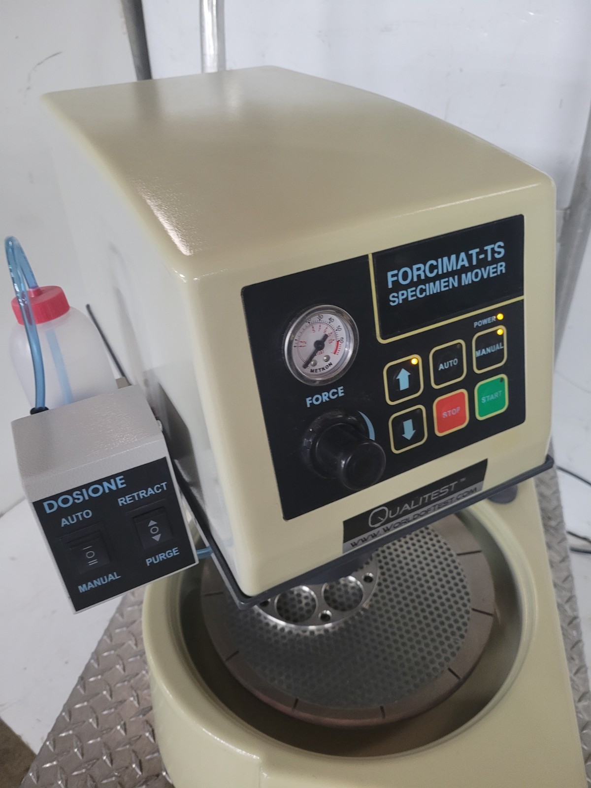 Metkon Qualitest Forcimat-TS & Forcipol 300 1V Semi-Auto Sample Polisher/Grinder