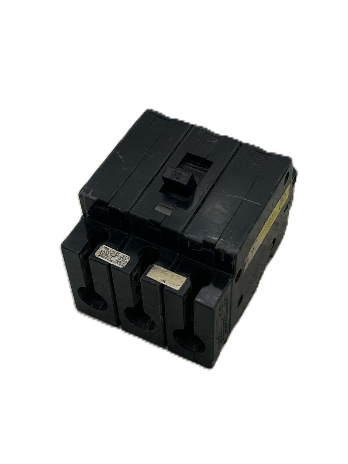 Square D EHB34030 Bolt-On Circuit Breaker 30A 3-Pole 480Y/277V