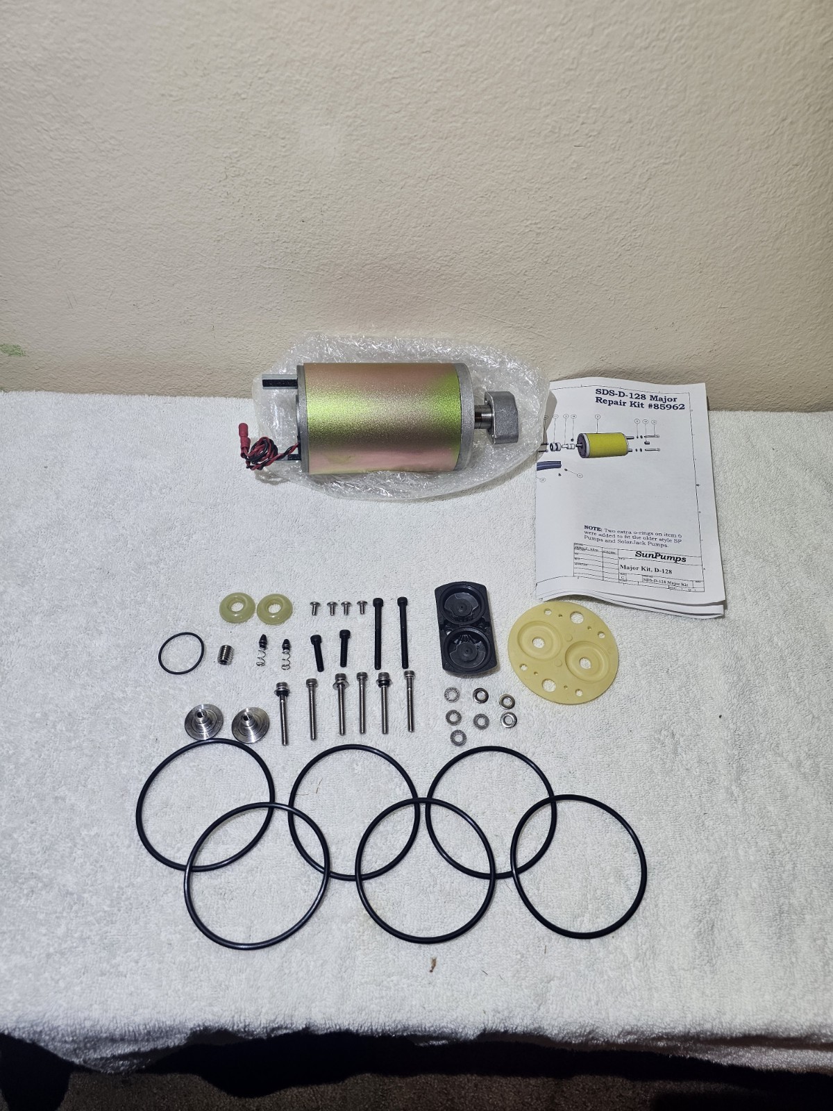 Sun Pumps SDS-D-128 Major Kit Rebuild Kit
