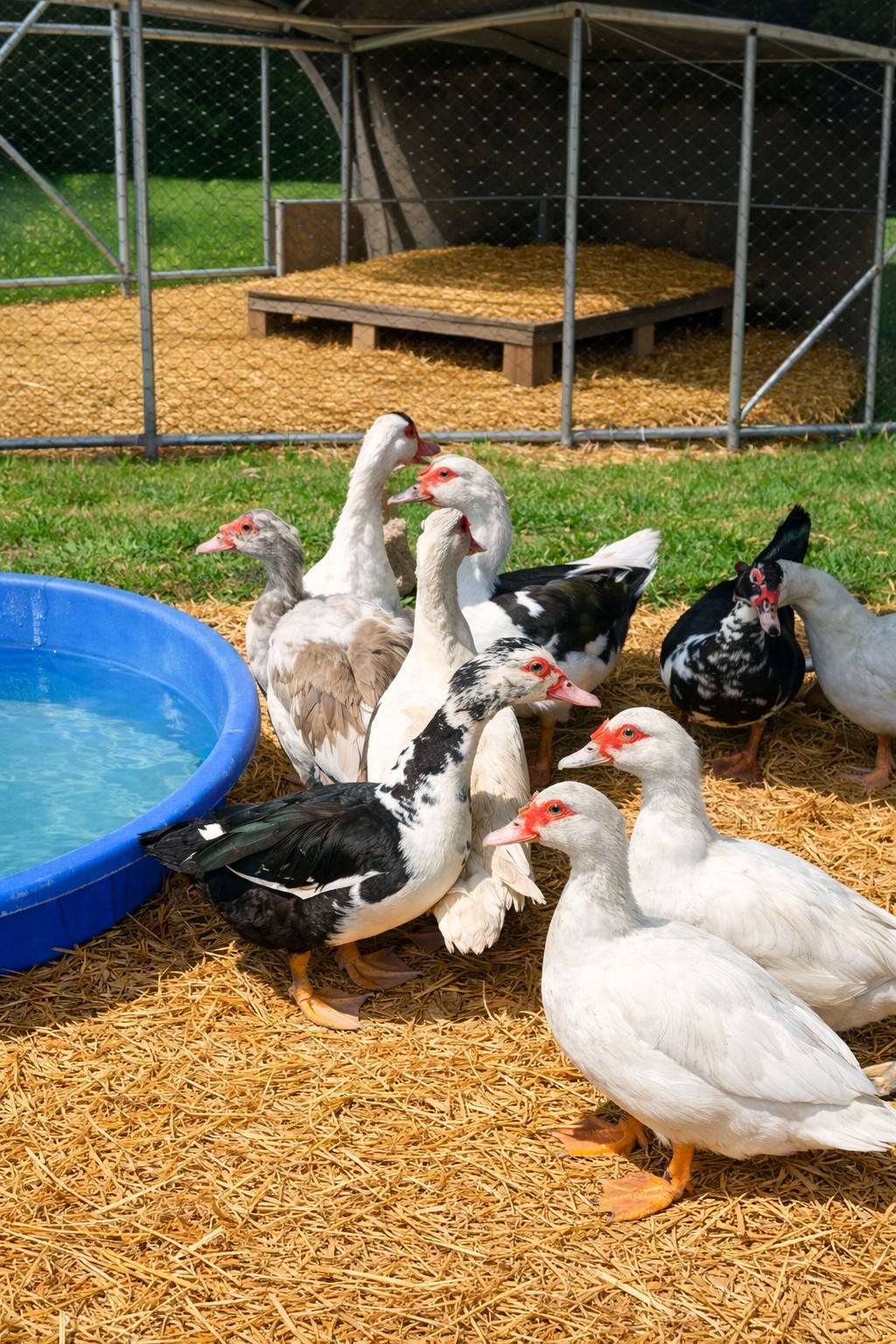 15+ Purebred Fertile Muscovy Duck Hatching Eggs (Rare Colors)