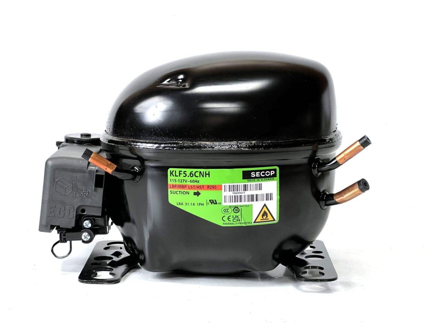 KLF5.6CNH – Secop/Danfoss Refrigeration Compressor – 115-127V – R-290A