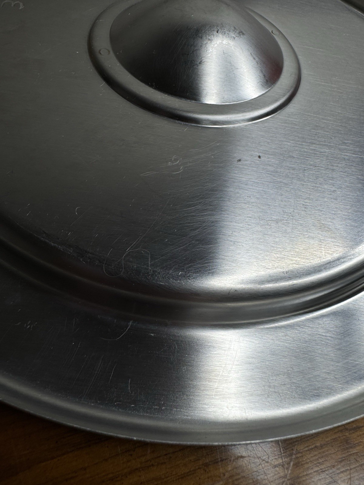 Vollrath 9.5” Stainless Steel Slotted Soup Inset Lid Cover USA Steam Table