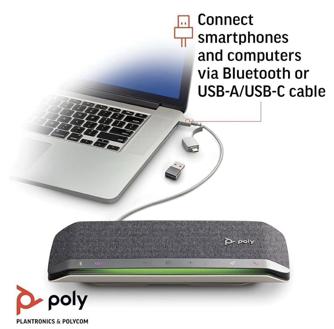 Poly Sync SY40-M Audio Conferencing Speakerphone USB & Bluetooth