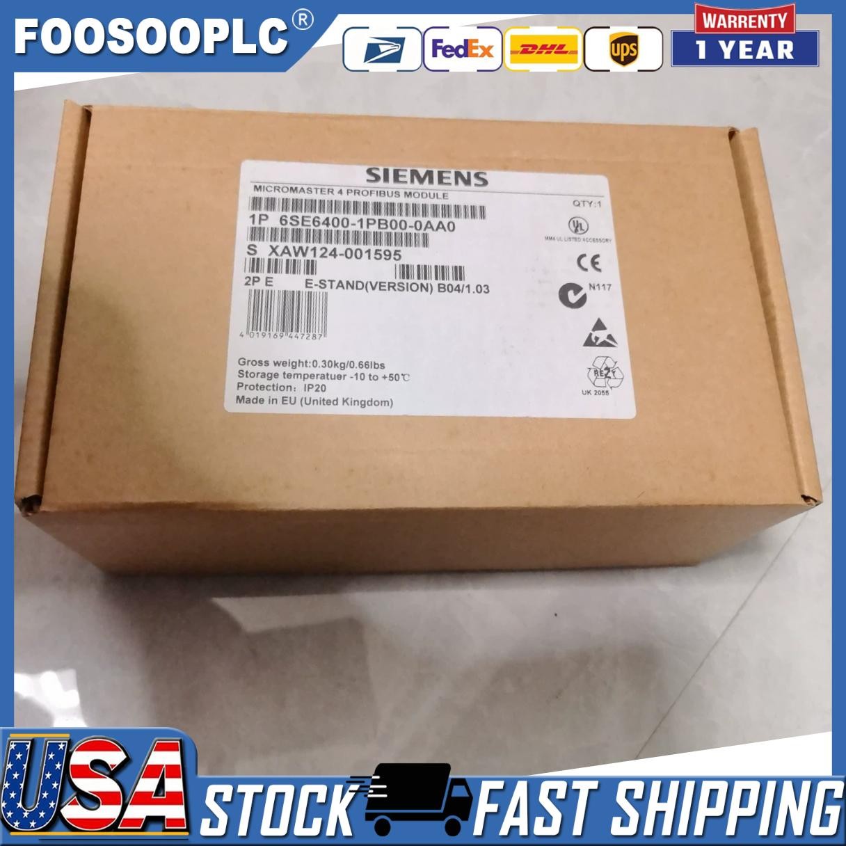6SE6400-1PB00-0AA0 New Original SIEMENS 6SE6400-1PB00-0AA0 SAME DAY SHIPPING