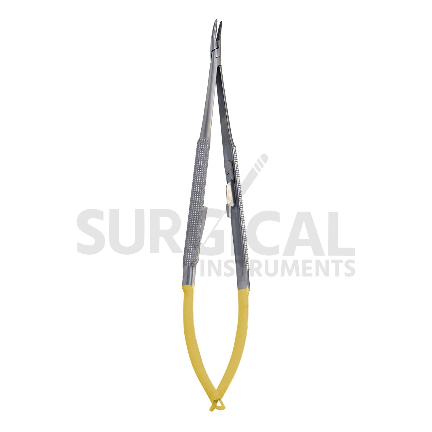 T/C Castroviejo Needle Holder Surgical Dental Curved 7″ Stainless German Grade
