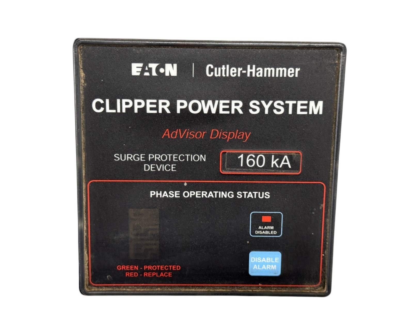 EATON CPS160208YAH 160KA 120/208V CLIPPER POWER SYSTEM SURGE PROTECTION DEVICE