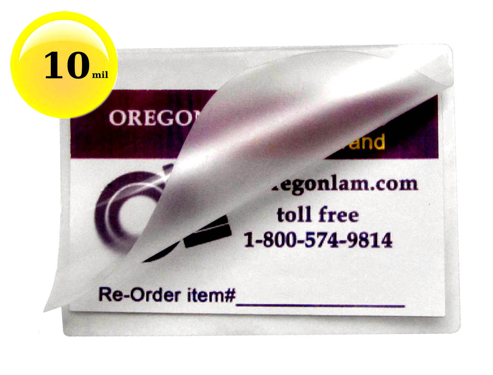 500/pack Hot 10 Mil File Card Laminating Pouches 3-1/2 x 5-1/2 Clear 3.5 x 5.5