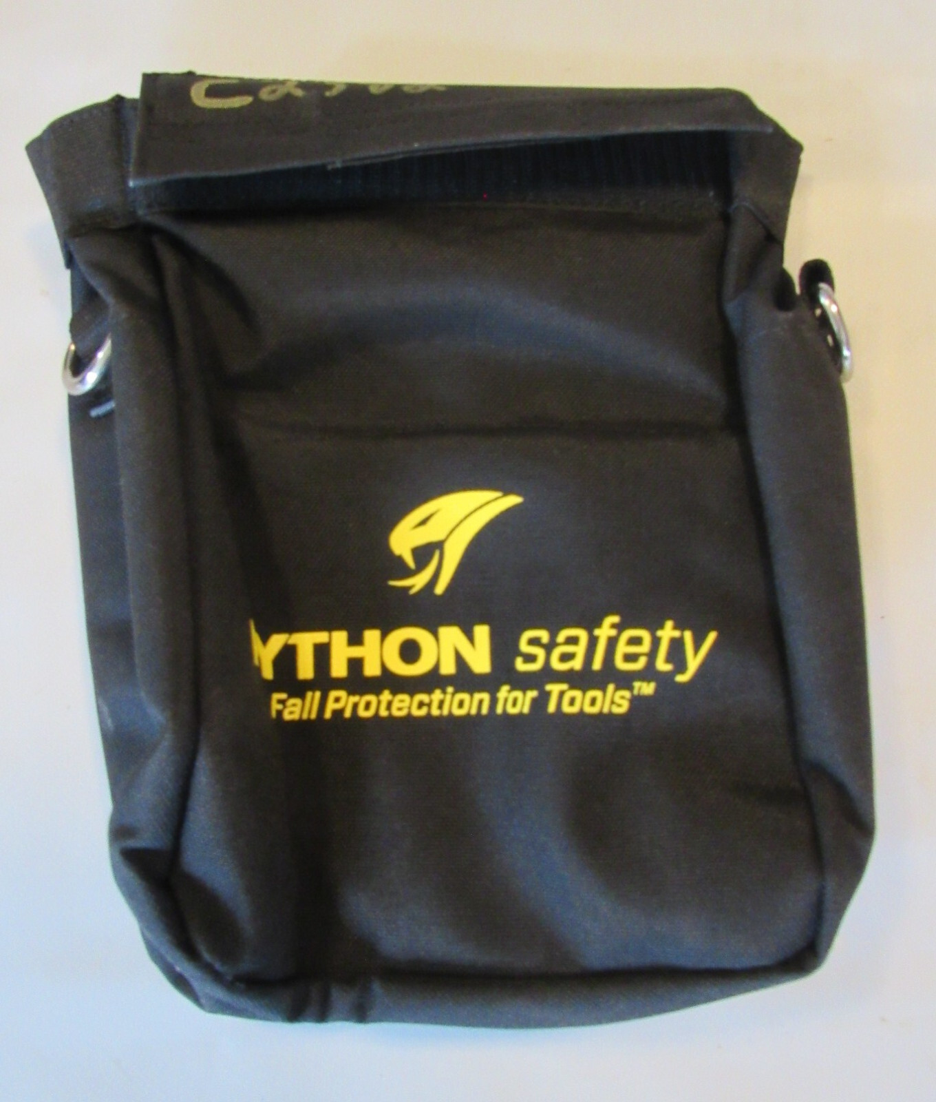 New DBI SALA Python Safety PCH-NAIL / Tool Pouch Bag Black Canvas with 3 D-Rings