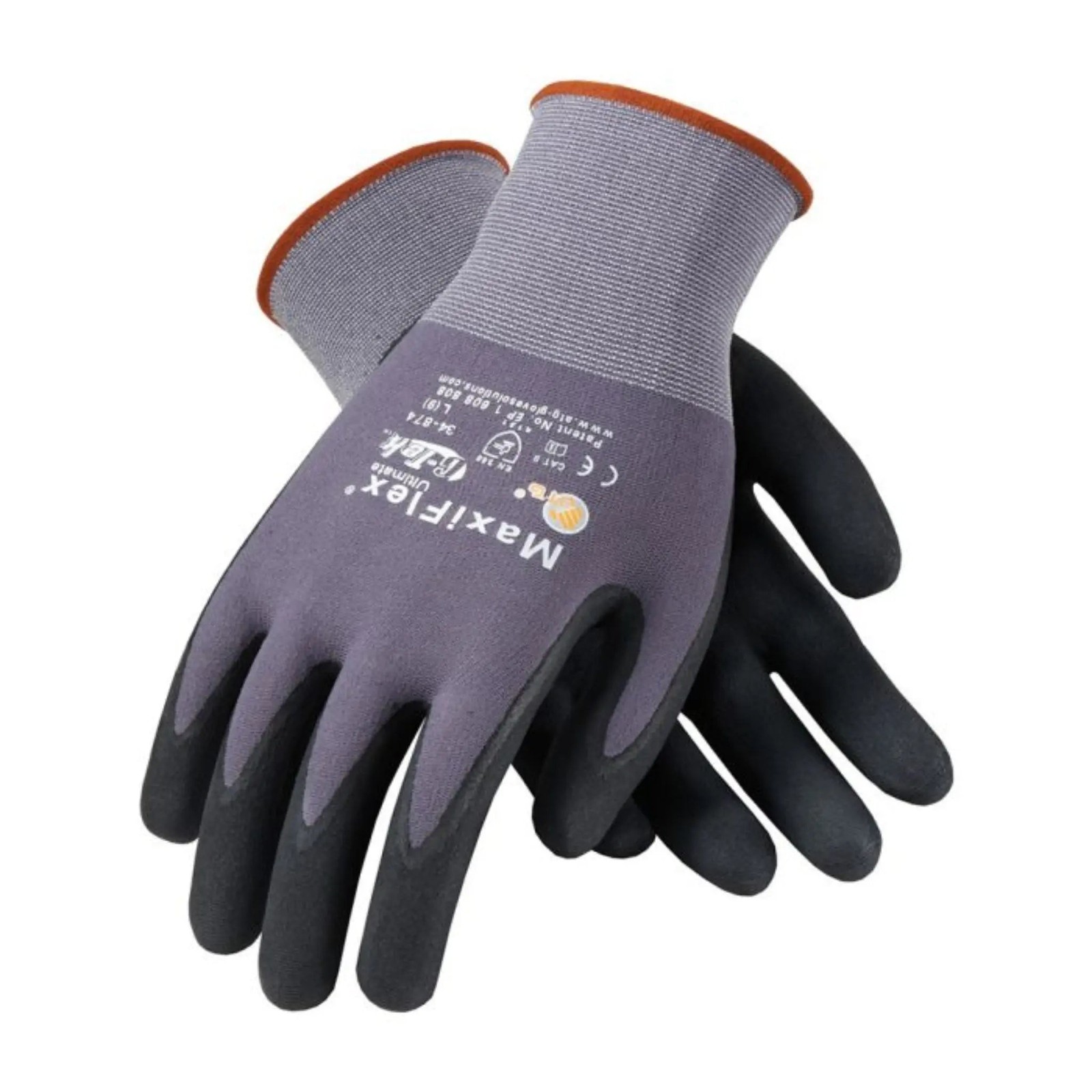 PIP 34-874L Gloves N/A Nitrile MicroFoam Grip 360 Breathability Size L