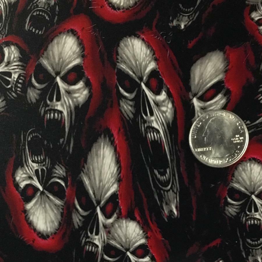 hydrographic film / activator Red Riding Hood Skulls hydro dip dipping wizard