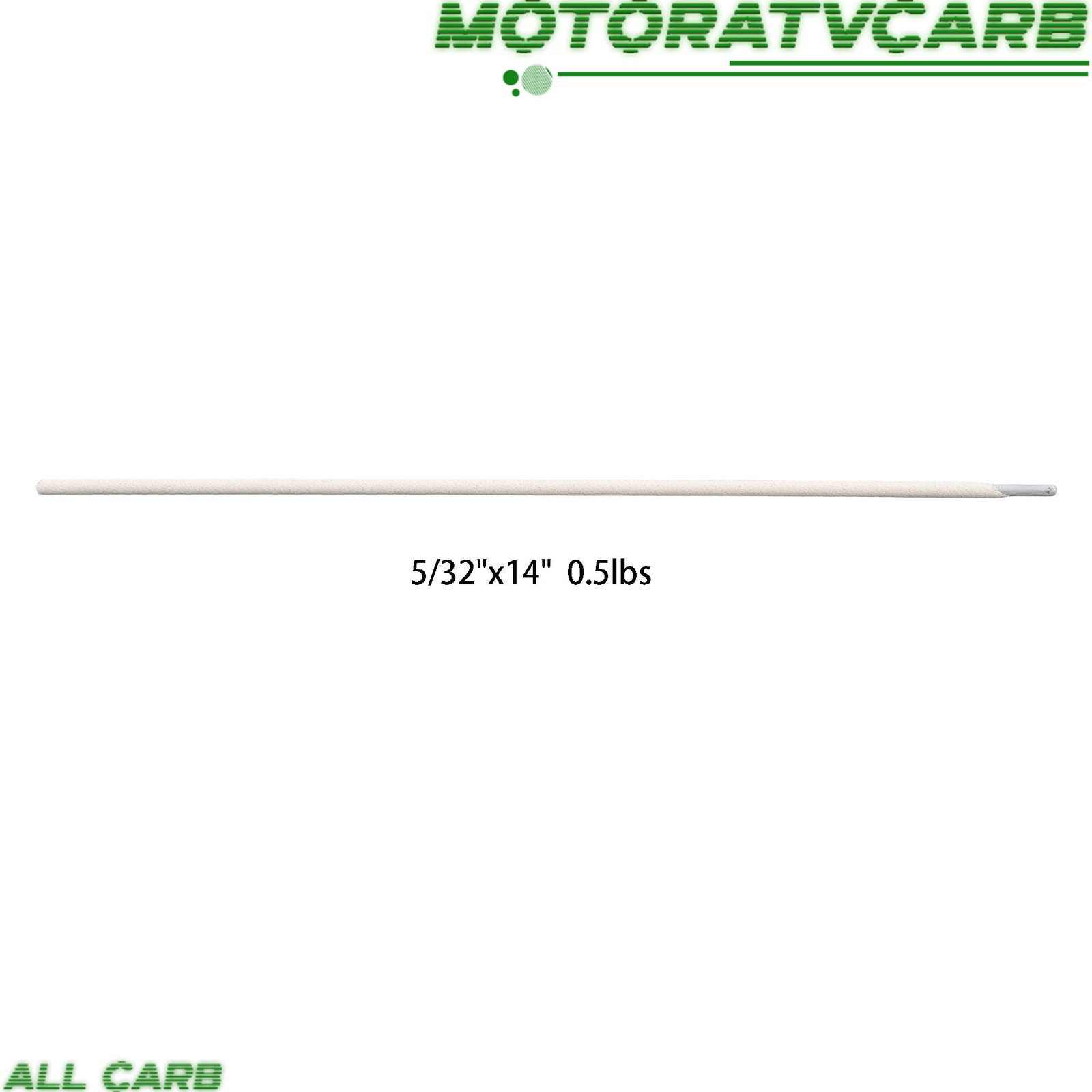 ALL-CARB E4043 Aluminum Electrode Rod 5/32″ × 14» – 0.5 Lbs for Easy Welds