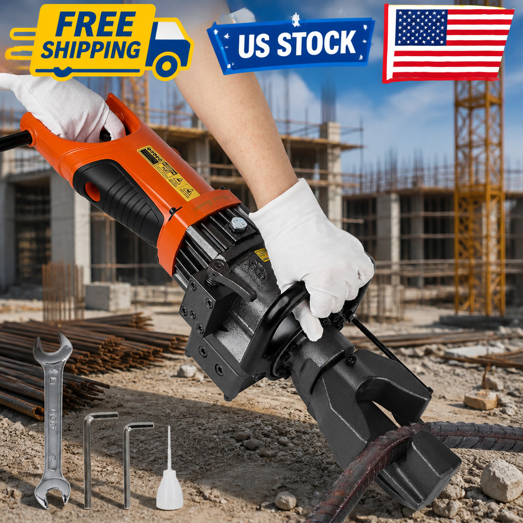 900W Electric Hydraulic Rebar Bender, in #5 16 mm Rebar Bender Tool Hand 5/8