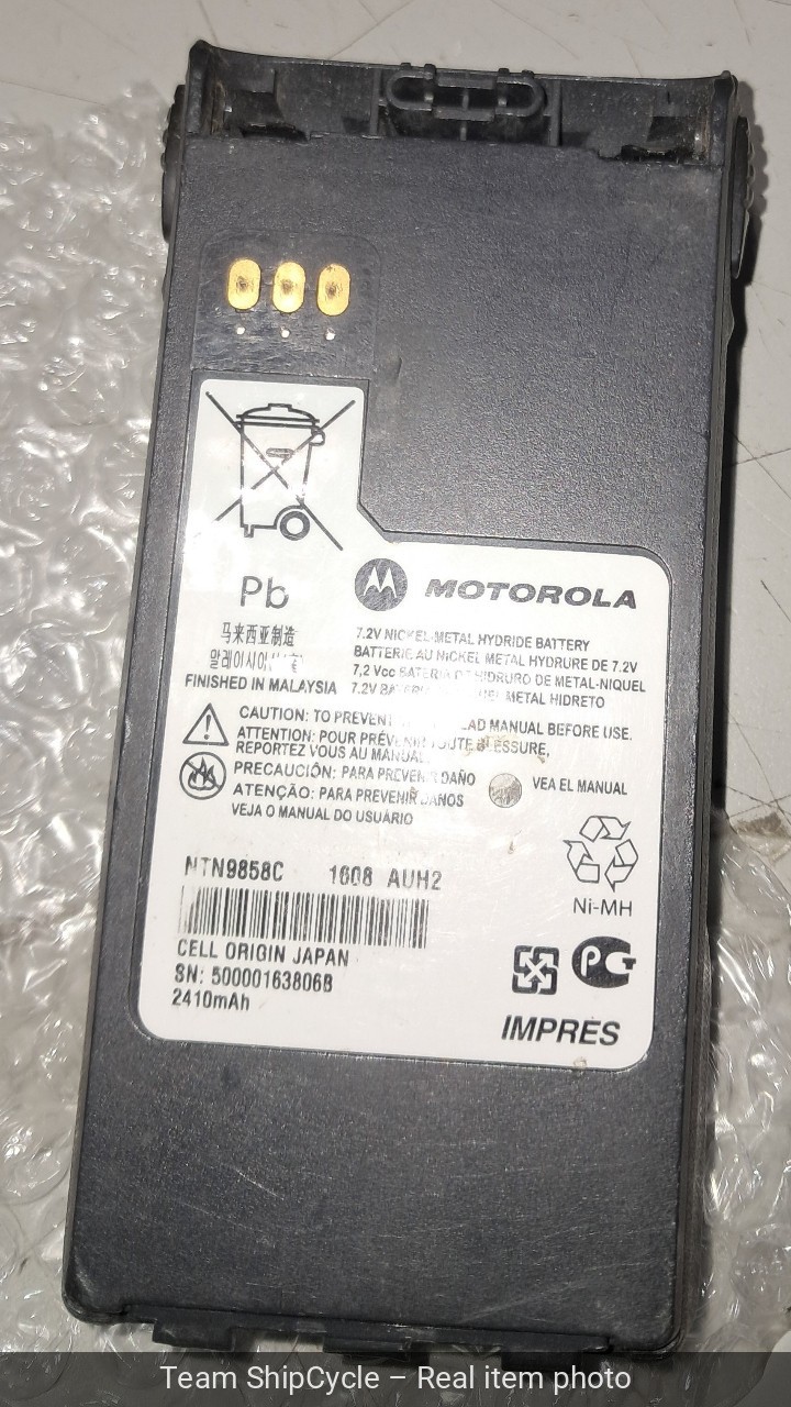 U44125 OEM MOTOROLA NTN9858C IMPRES 72V NiMH Rechargeable Battery G2U
