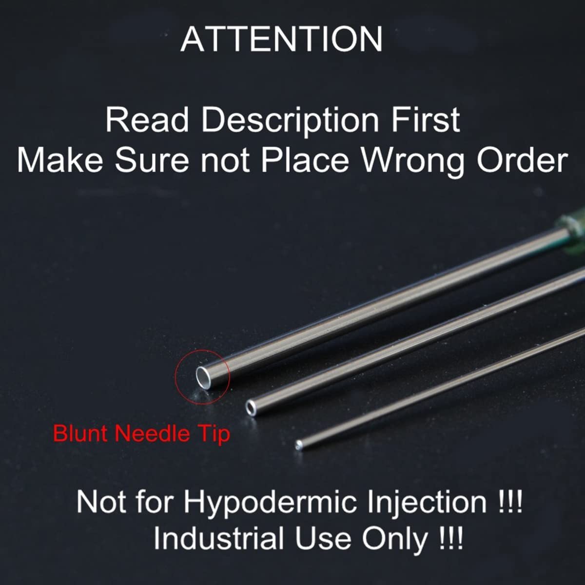 50 Pcs – 5ml Syringes with 14ga, 20ga,21ga, 23ga Blunt Tip 50 Pack-5ml