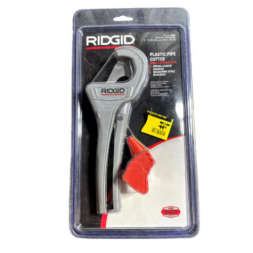 RIDGID 1/8″ to 1-3/8″ PVC and PEX Pipe Cutter with Multi-Layer Adapter PC-1375ML