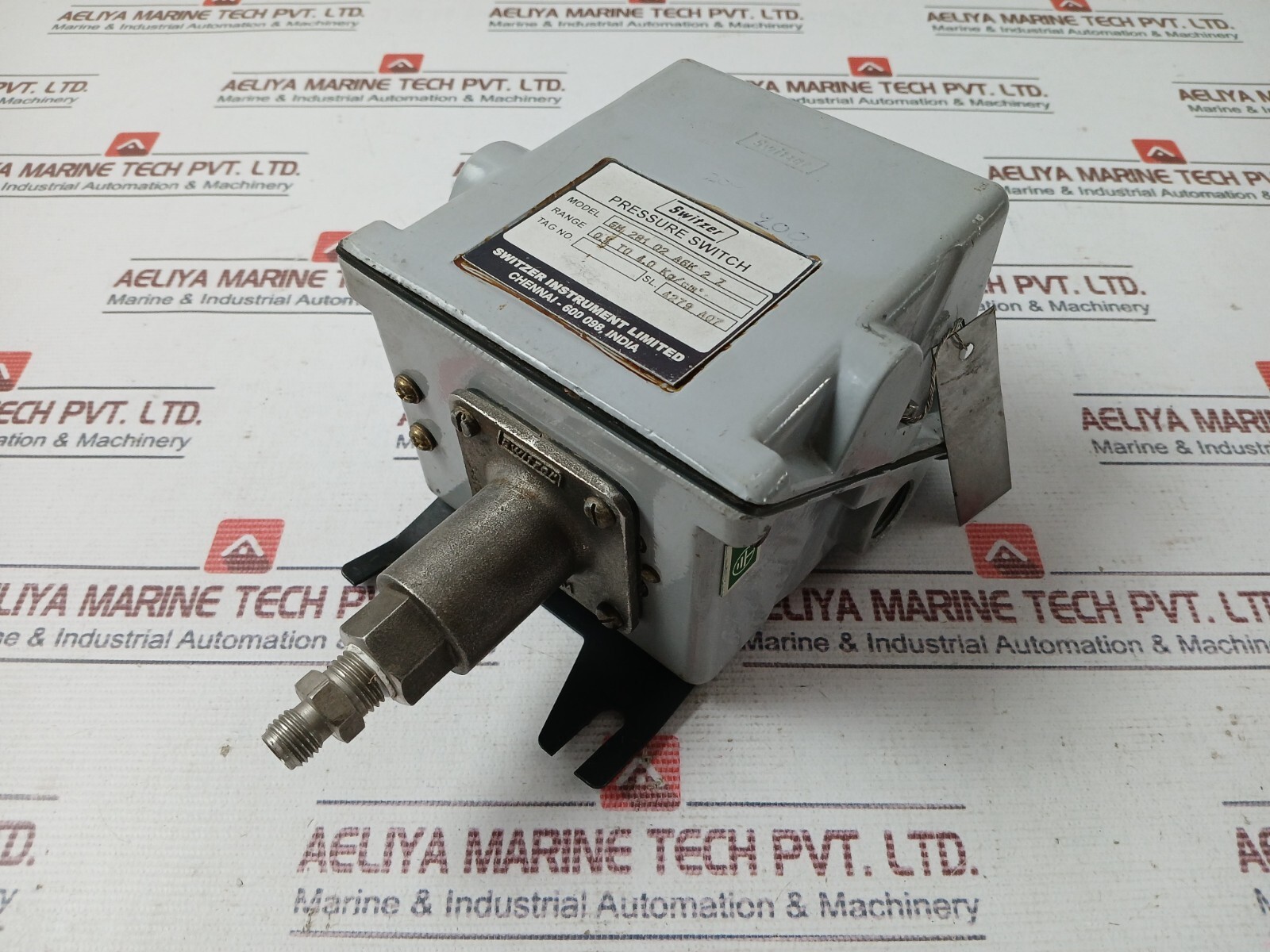 Switzer GM 281 02 A6K 2 Z Pressure Switch 5A 250VAC 0.4 To 4.0 KG/CM2