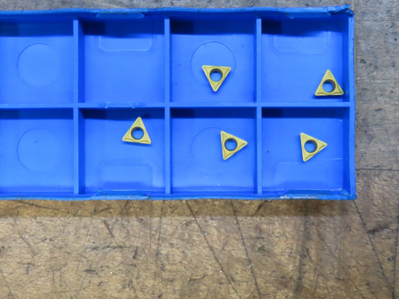 5 NEW Rigibore TCMT 06T104F RC60 carbide boring inserts