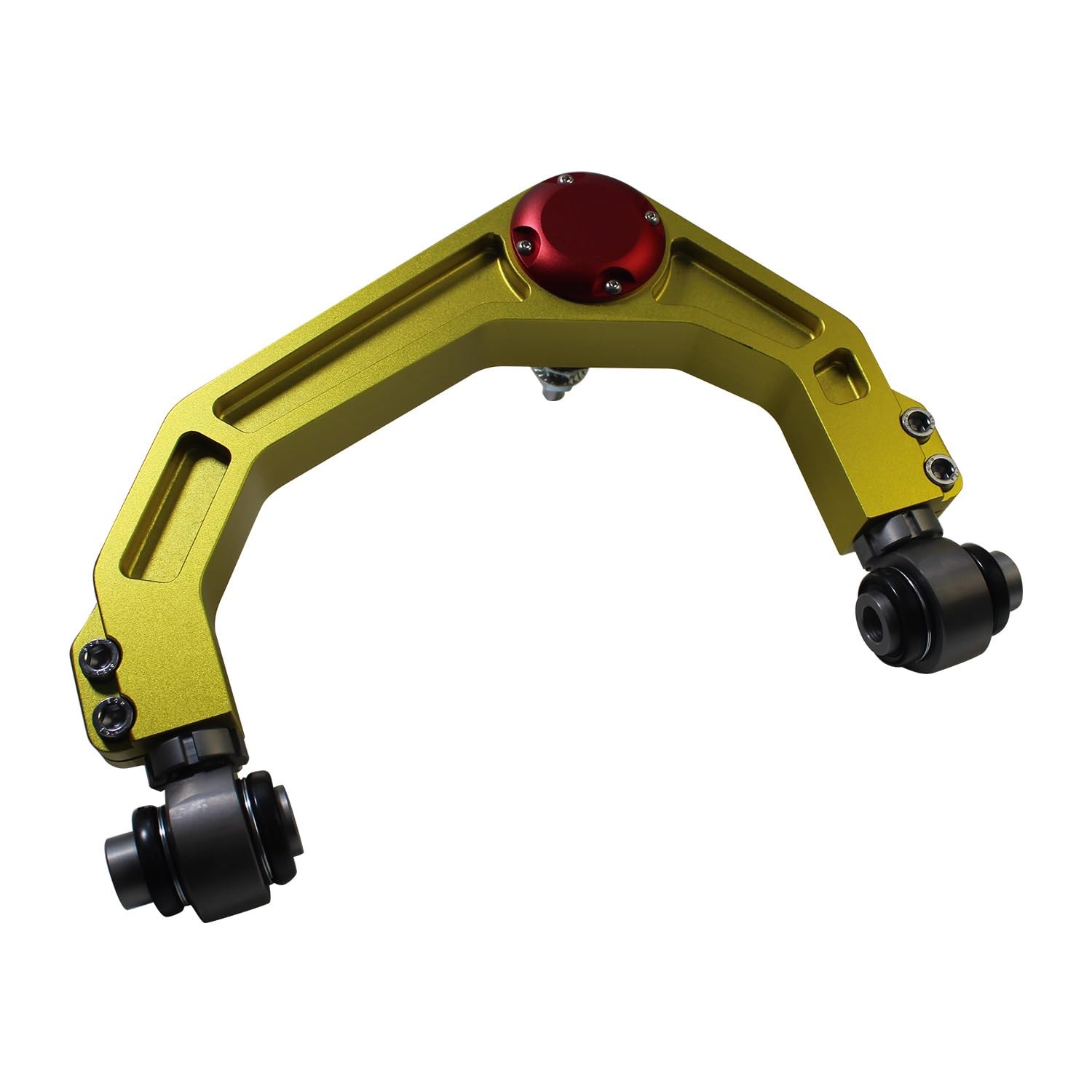 Forged Billet UCA 2004-2022 F150 3″ Lift Yellow Adj. Bushing Ball Joints