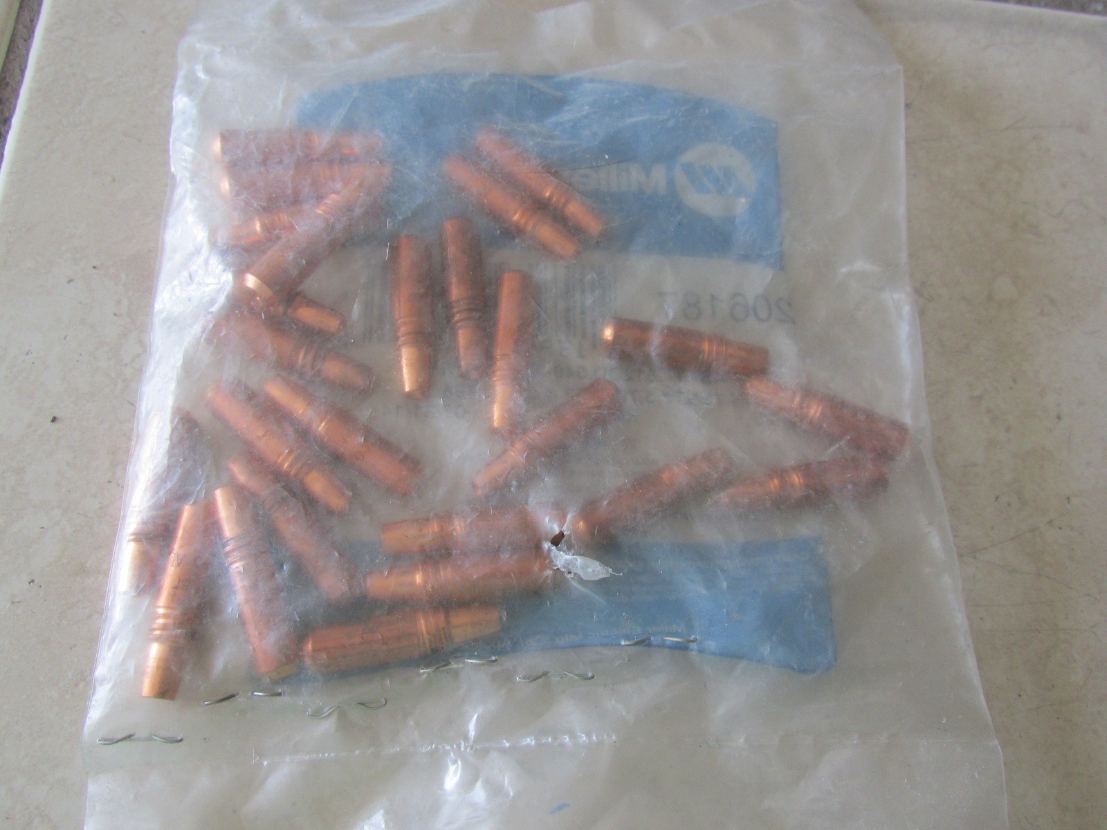 Miller 206187 Tip Fastip .312 OD .040 .035 AL Wire Pack Of 25 New