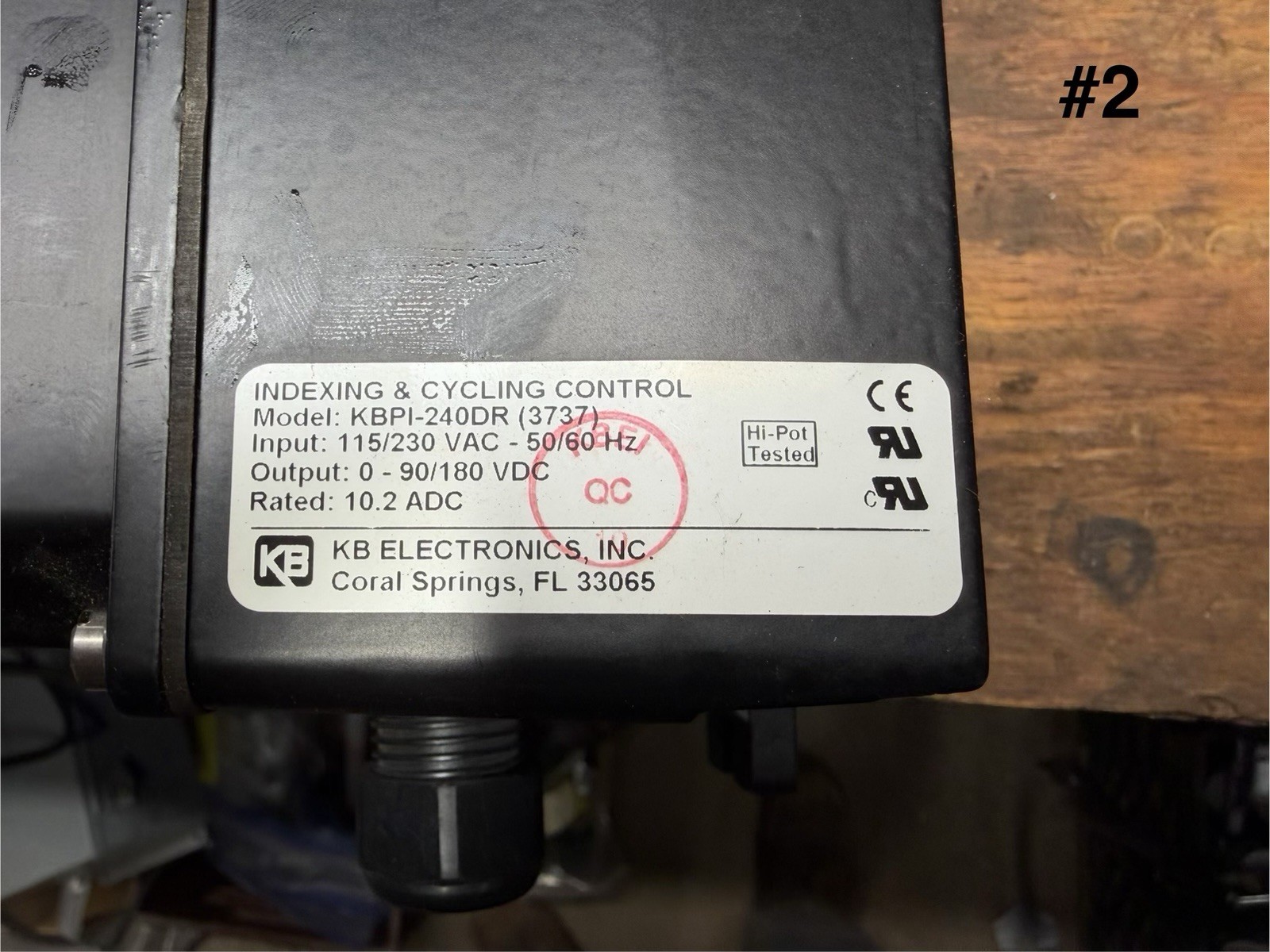 KB Electronics Penta Drive KBPI-240DR 90-180 VDC 50/60hz SCR Indexing & Control