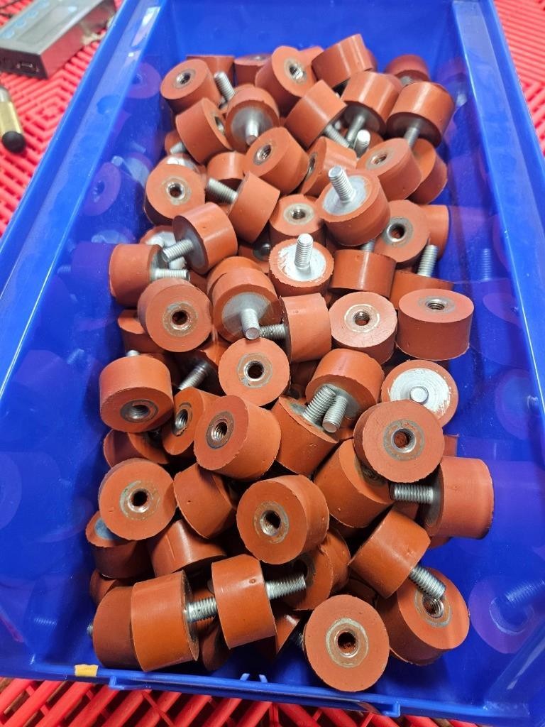 McMaster 4403K26 Vibration Isolator Stud Insert Sandwich Mount M8 x 1.25mm