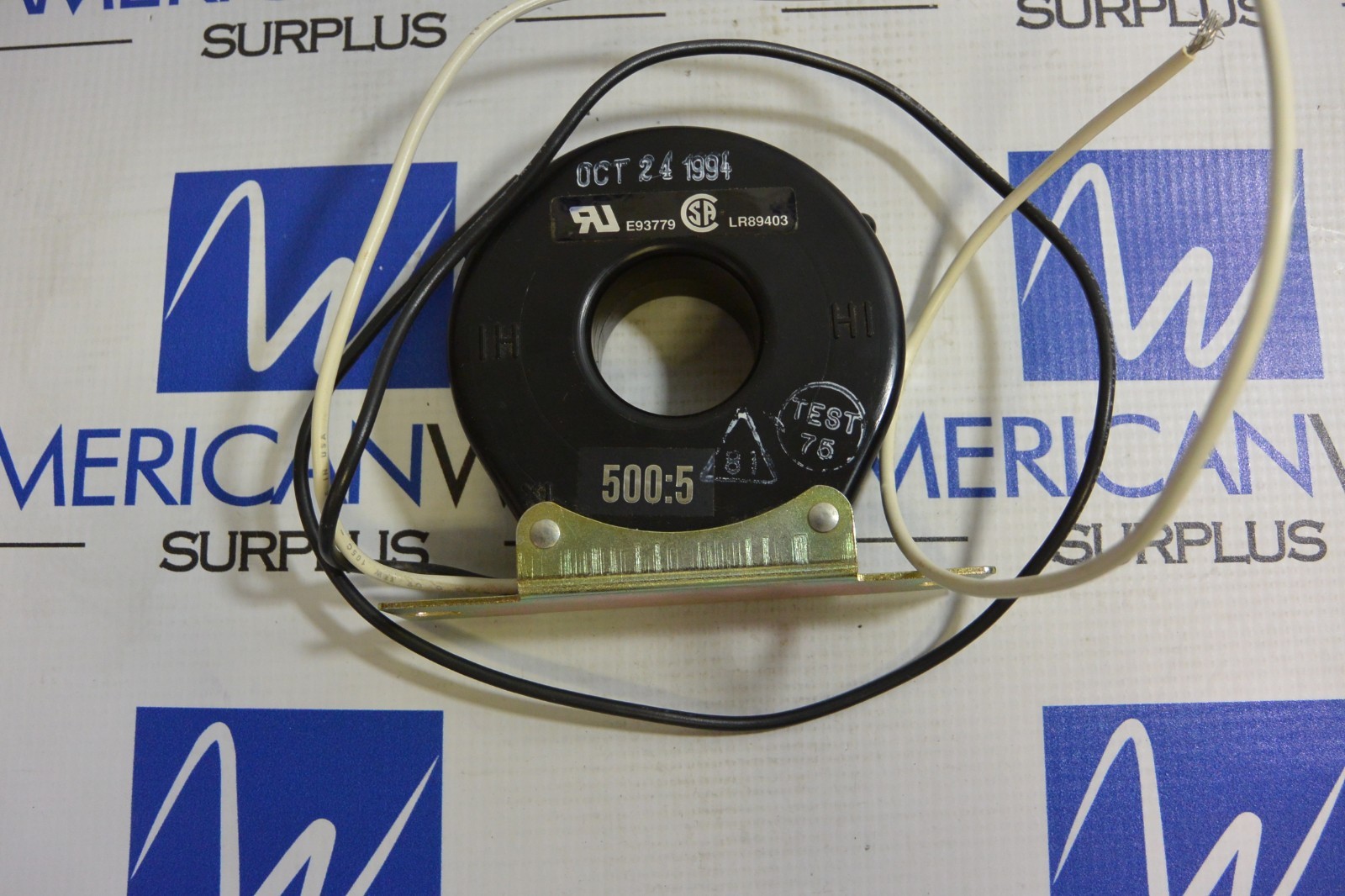 Instrument Transformers 58 RBL-501 500:5A 50-400Hz 600V