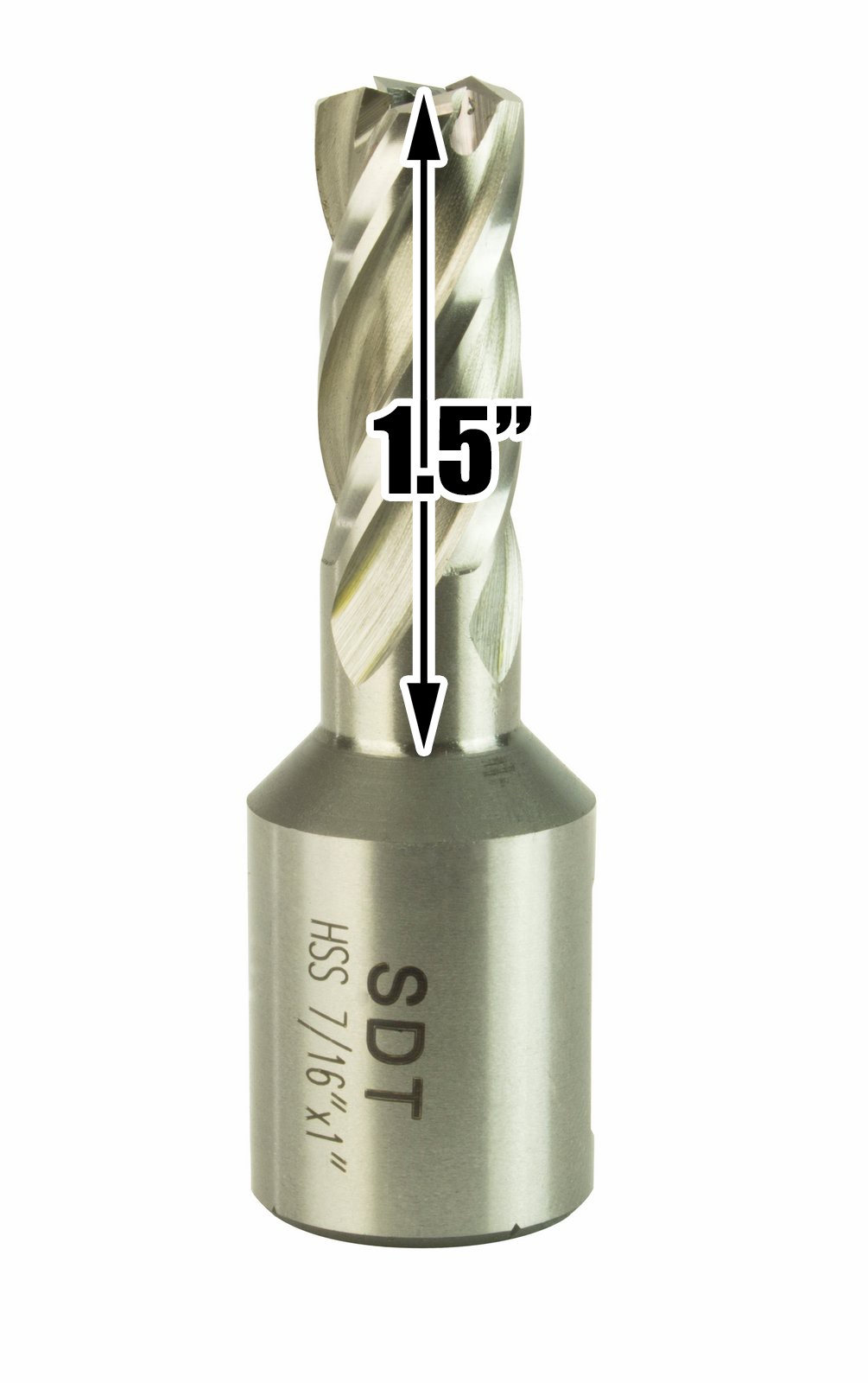 Steel Dragon Tools® 7/16″ x 1″ HSS Annular Cutter with 3/4″ Weldon Shank