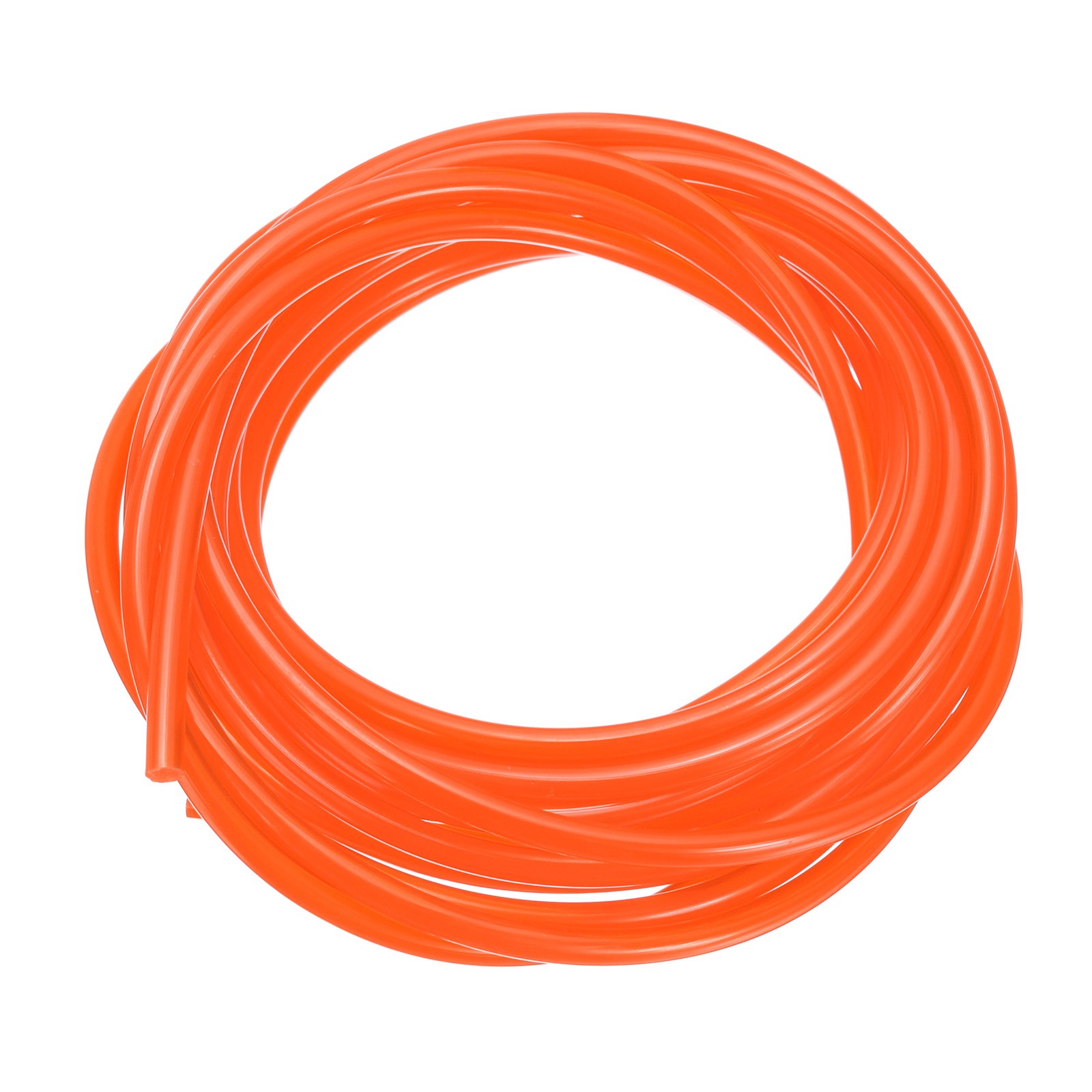 3mm Dia 3 Meters 10ft Long Polyurethane Round Belts Smooth Surface Orange