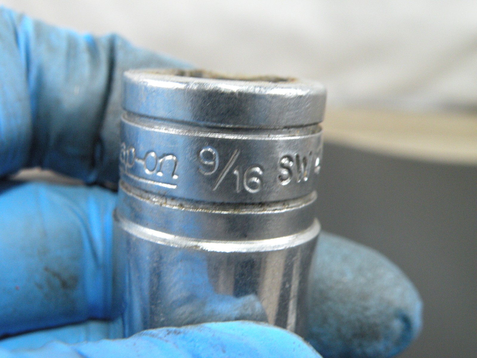 Snap-on 9/16″ Standard Socket 8-Point SW 418 USA 1/2″ Drive