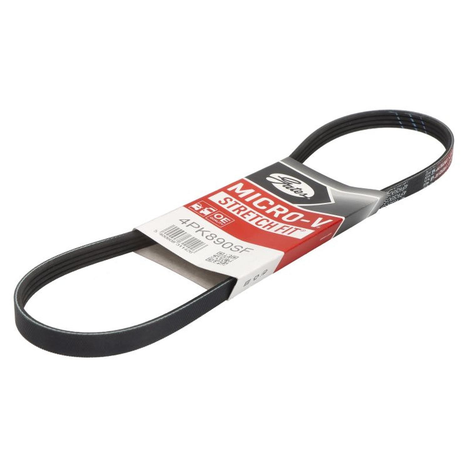 V-RIBBED BELT 4PK890SF GATES GAT4PK890SF NEW