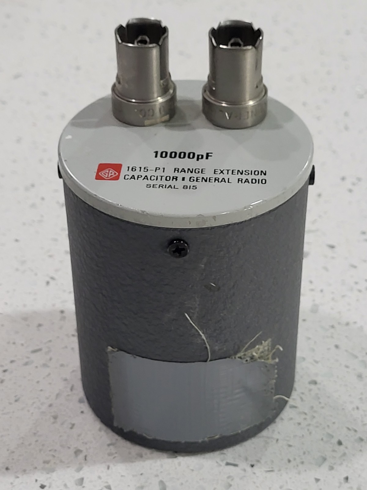 General Radio Company 1615-P1 Standard Air Capacitor 10,000 pF ±0.1%
