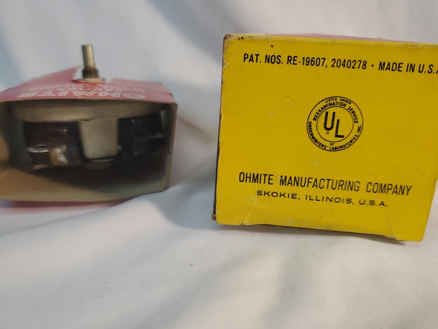 Ohmite RHS100 All Ceramic ENAMELED MODEL K Rheostat 100W 1500 OHM #0458