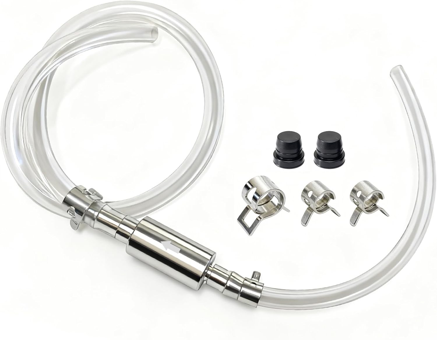 Brake Bleeder Hose with One Way Check Valve – Universal Brake Bleeding Kit