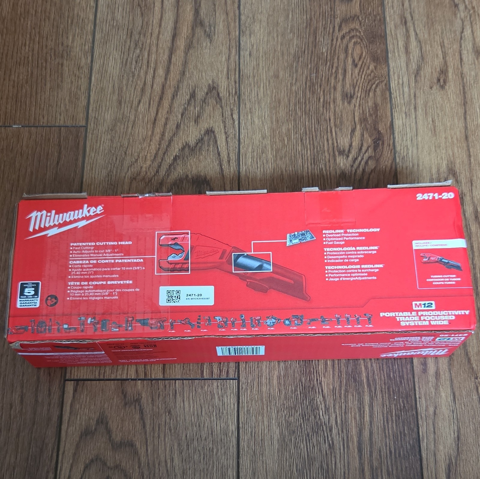 Milwaukee M12 Cordless Copper Tubing Cutter 3/8 in to 1 in 2471-20