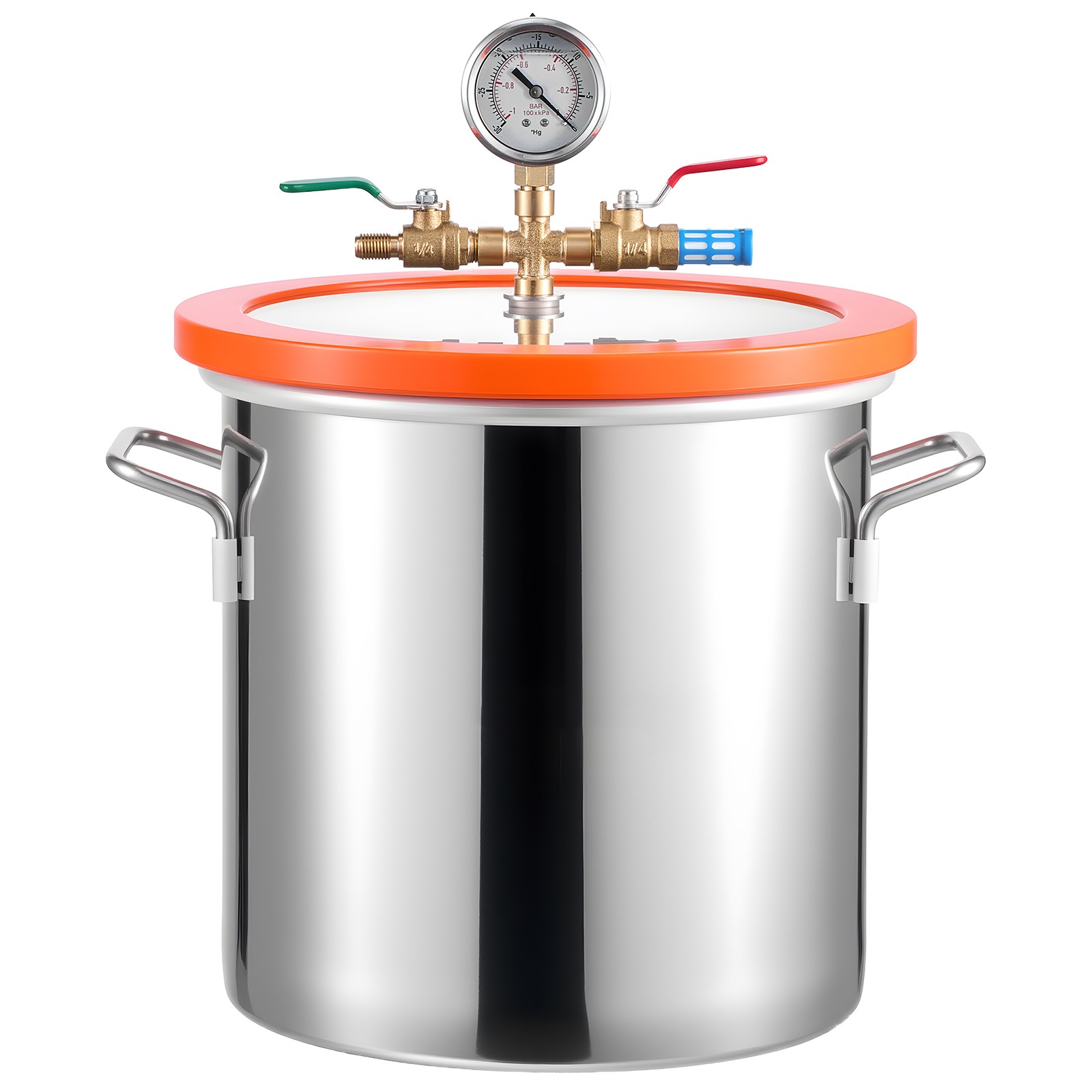 Uimoso 3 Gallon Vacuum Chamber with 3.5 CFM Single Stage Pump for Degassing