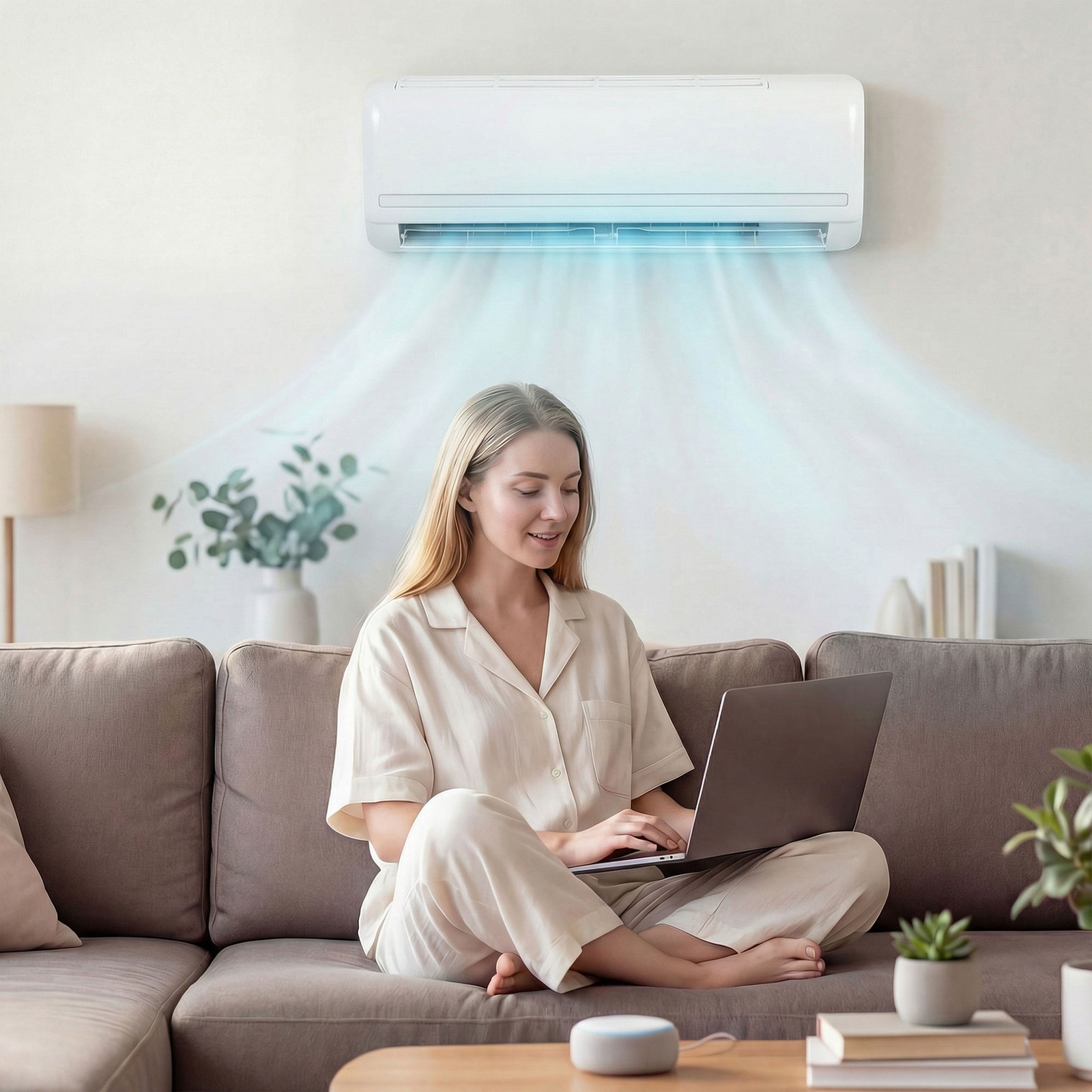 HOMCOM 12000 BTU Mini Split Air Conditioner, 22 SEER2 115V Ductless AC Unit