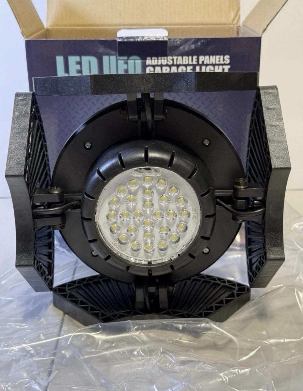 LED Garage Lights Bulb Led Shop Light with Deformable Panels Basement Ceiling
