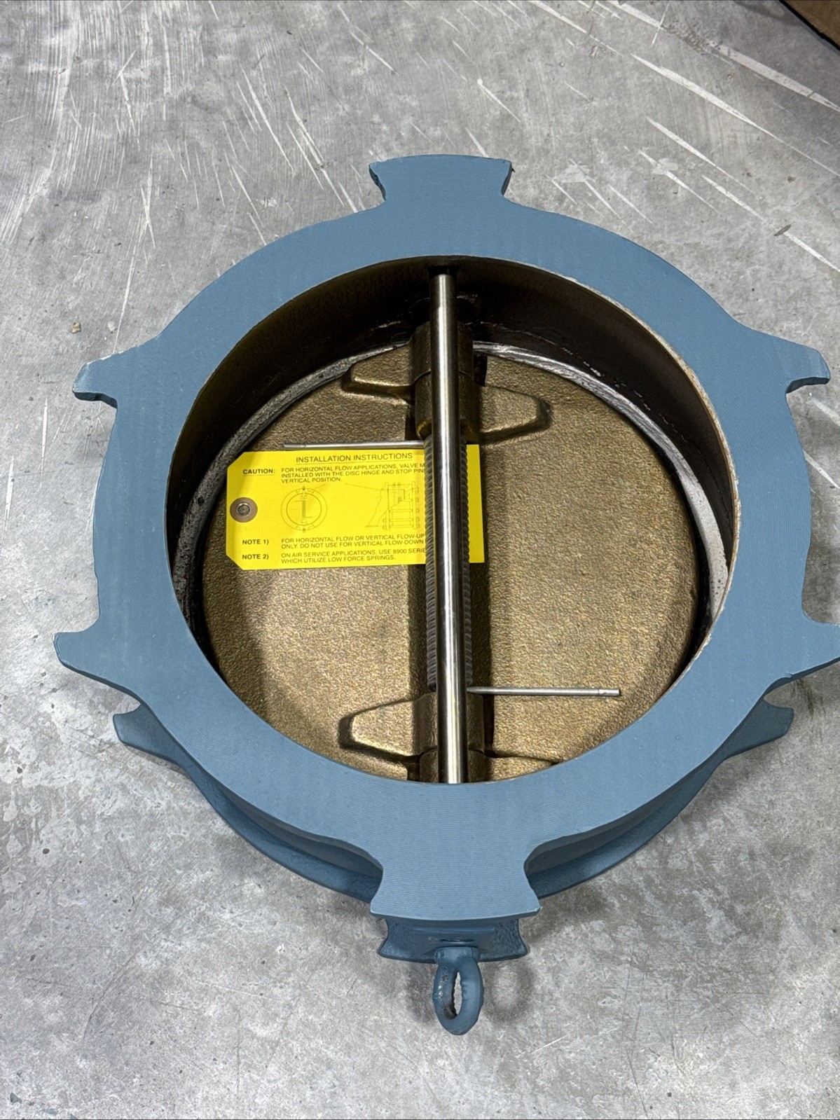 NIBCO W-920-W-LF 10″ Wafer Cast Iron Twin Disk Check Valve NLN50XM New W920W-LF