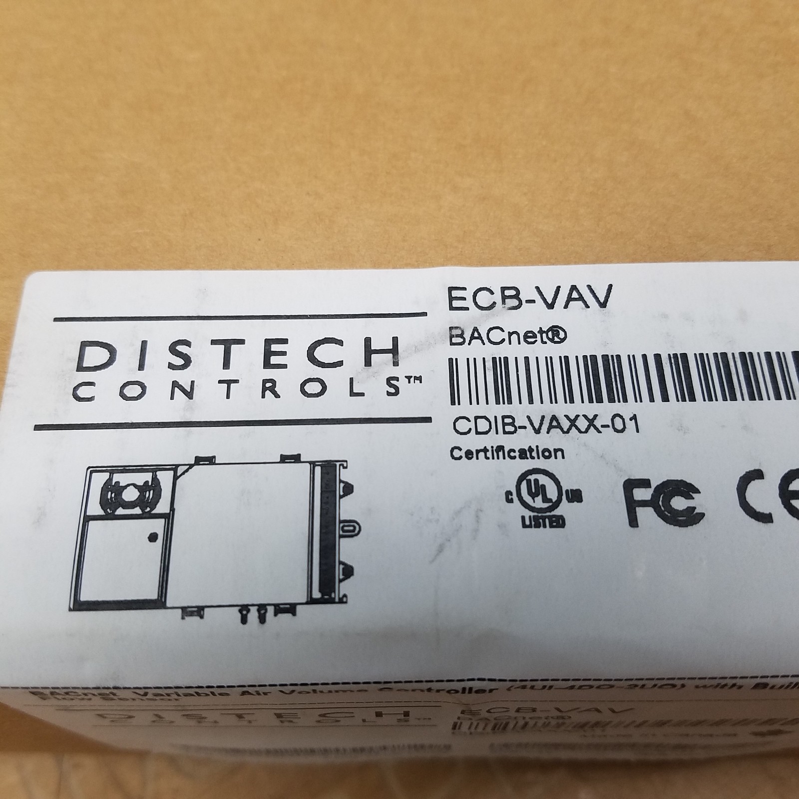 Distech Controls CDIB-VAXX-01 BACnet Variable Air Volume Controller – NEW