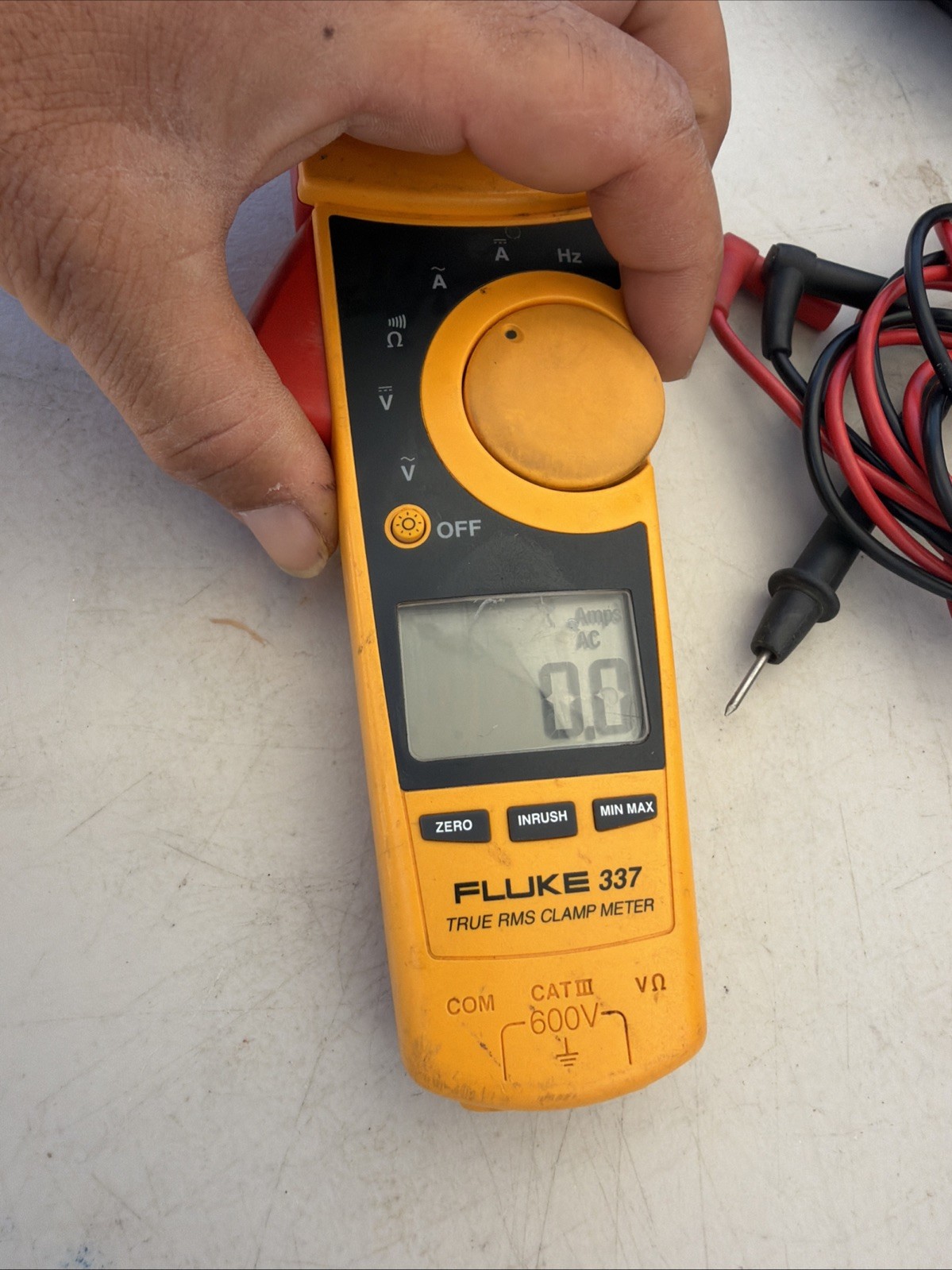 FLUKE 337 TRUE RMS CLAMP METER – With Leads And Case 🔥