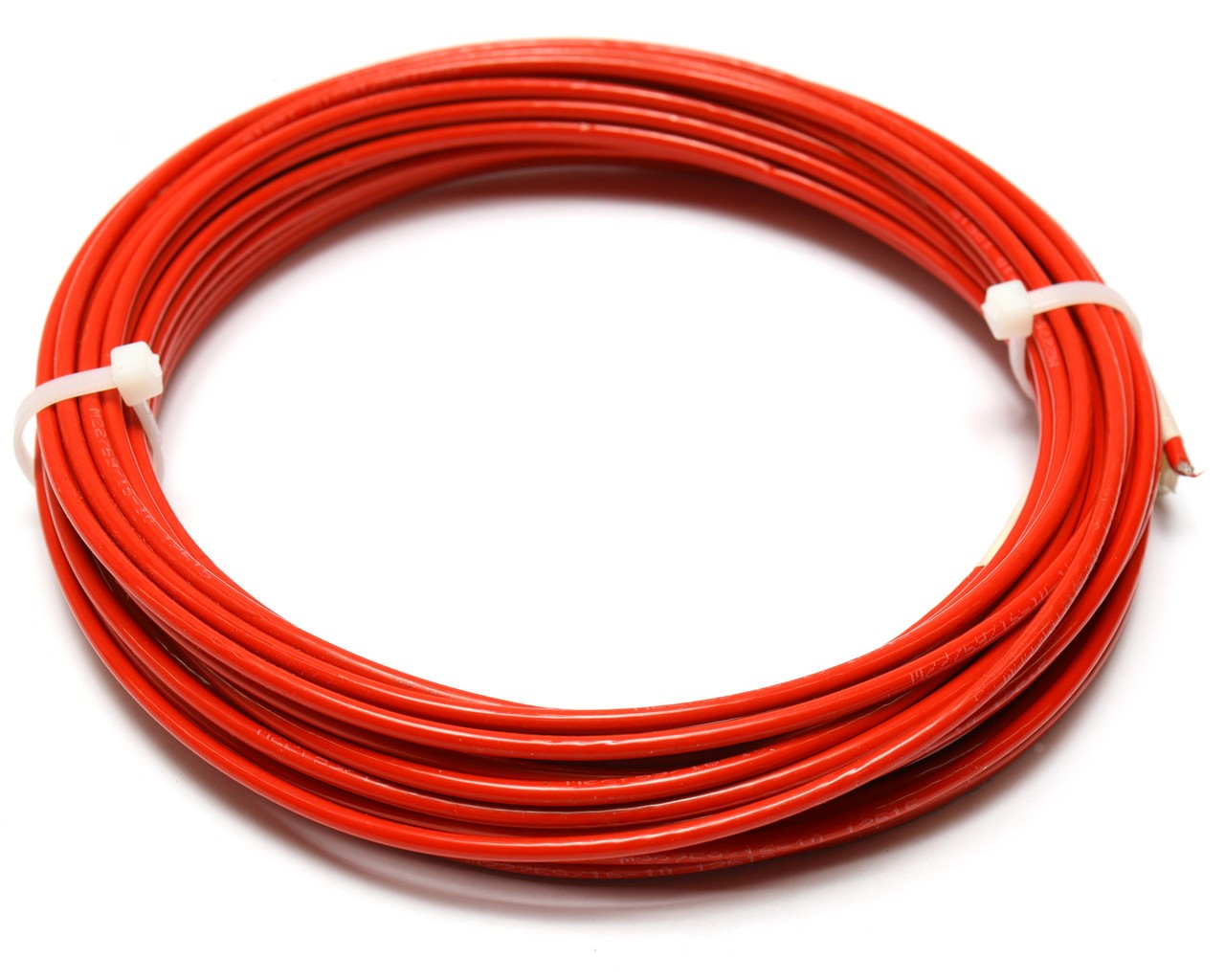 M22759/16-10-2 10AWG ETFE Tefzel Jacketed Wire, Red, 50 Feet